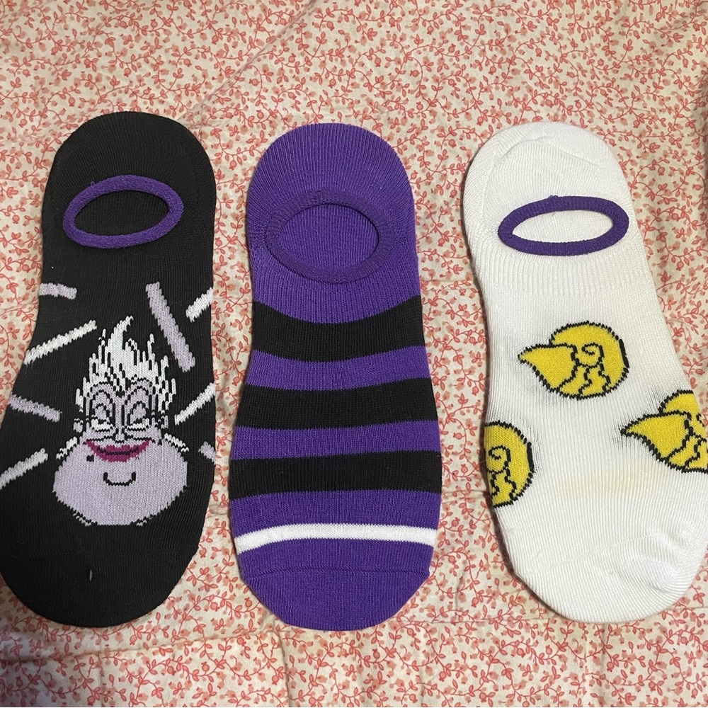 Disney Ursula Socks size 4-10